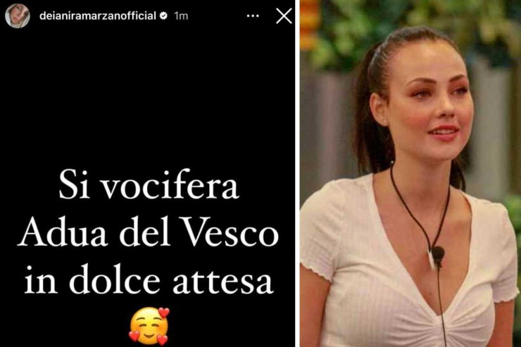 Adua Del Vesco incinta: l'indiscrezione sorprende